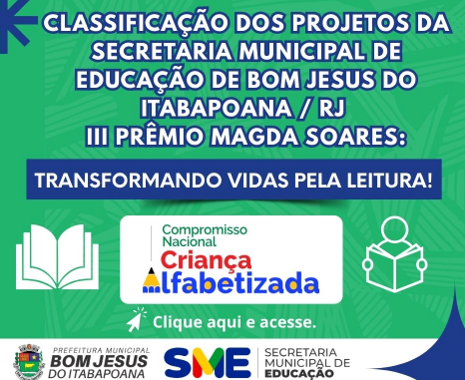CLASSIFICAÇÃO DA SELEÇÃO MUNICIPAL - III PRÊMIO MAGDA SOARES